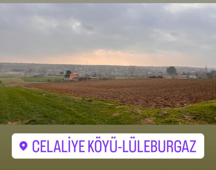 Celaliye köyü Lüleburgaz satılık arsa arazi